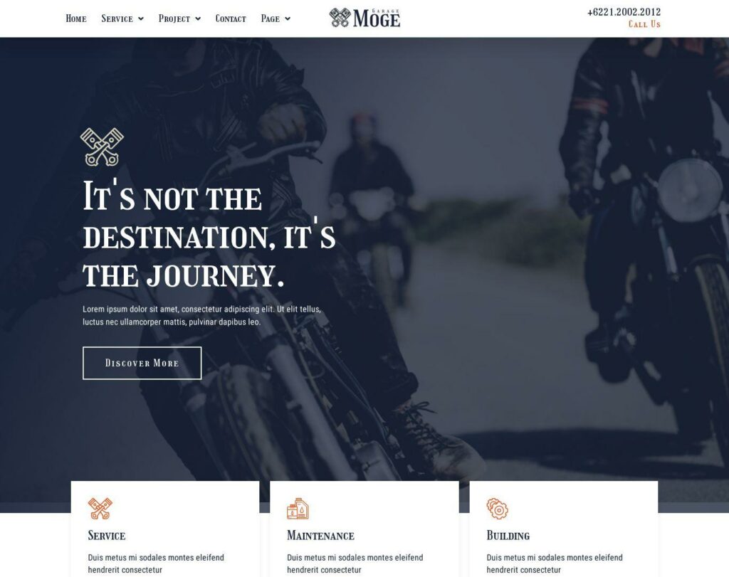 Site prezentare moge motorcycle