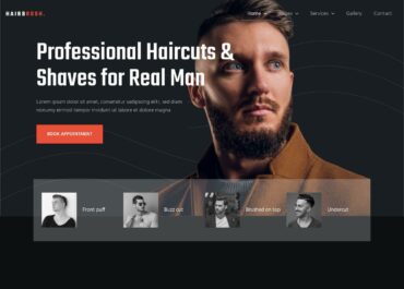 Site prezentare hairbrosh barbershop