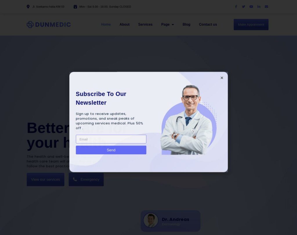 Site prezentare dunmedic medical