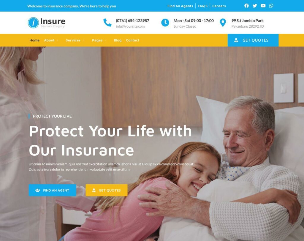 Site prezentare insure insurance