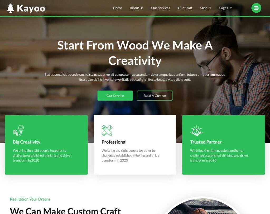 Site prezentare kayoo wood