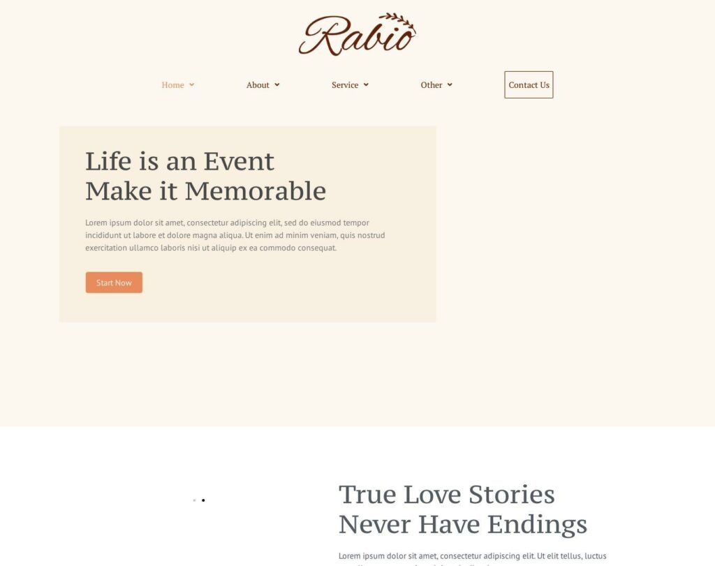 Site prezentare rabio wedding