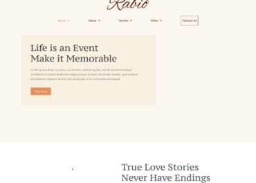 Site prezentare rabio wedding