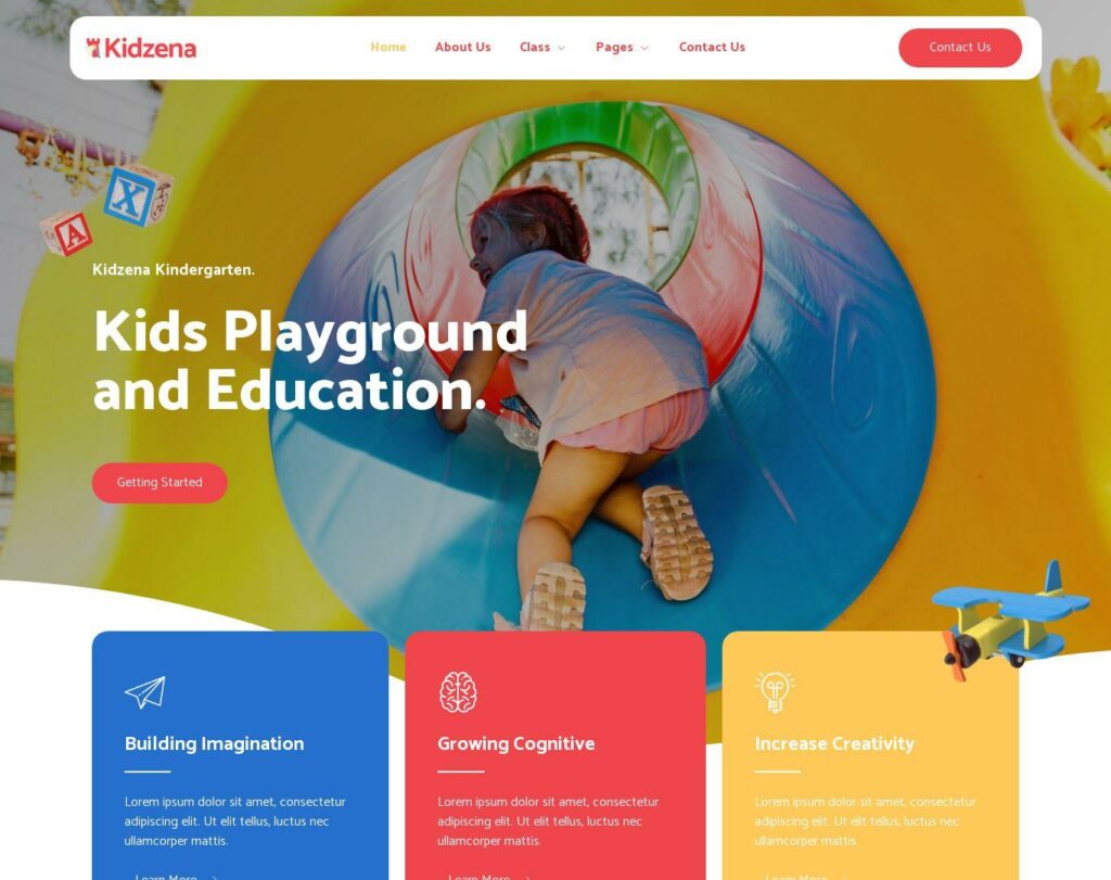 Site prezentare kidzena kindergarten