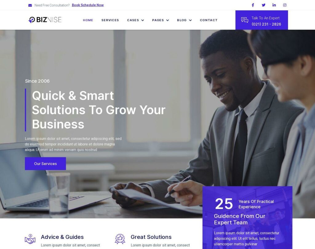 Site prezentare biznise business