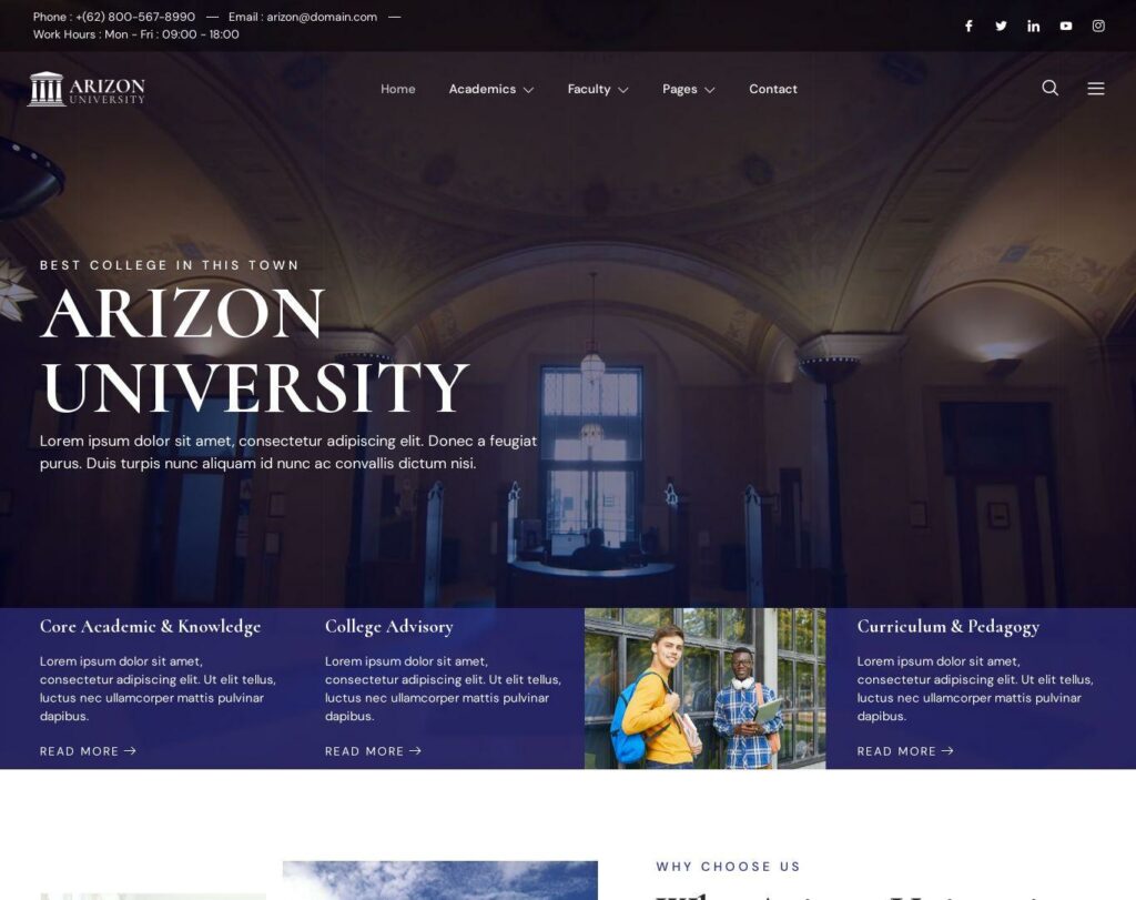 Site prezentare arizon college