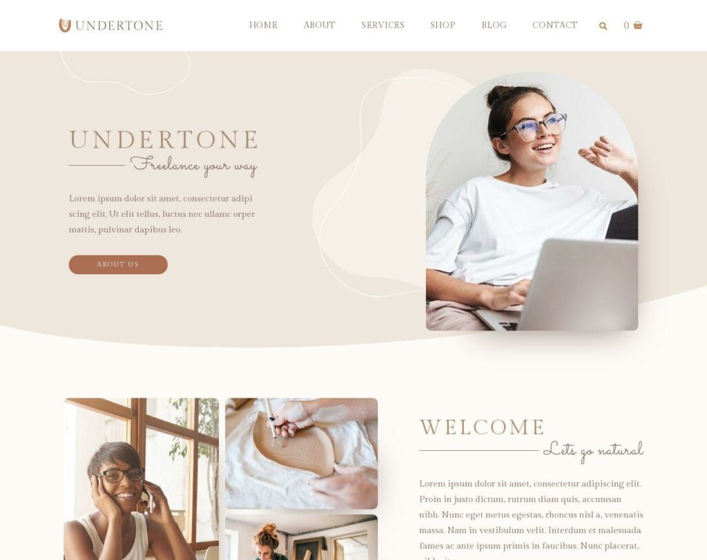 Site prezentare undertone business