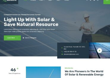 Site prezentare dometric solar