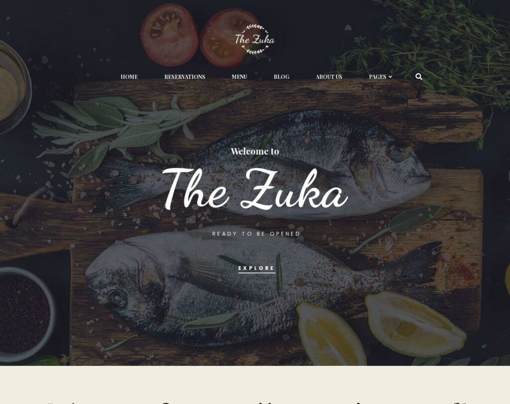 Site prezentare zukares restaurant