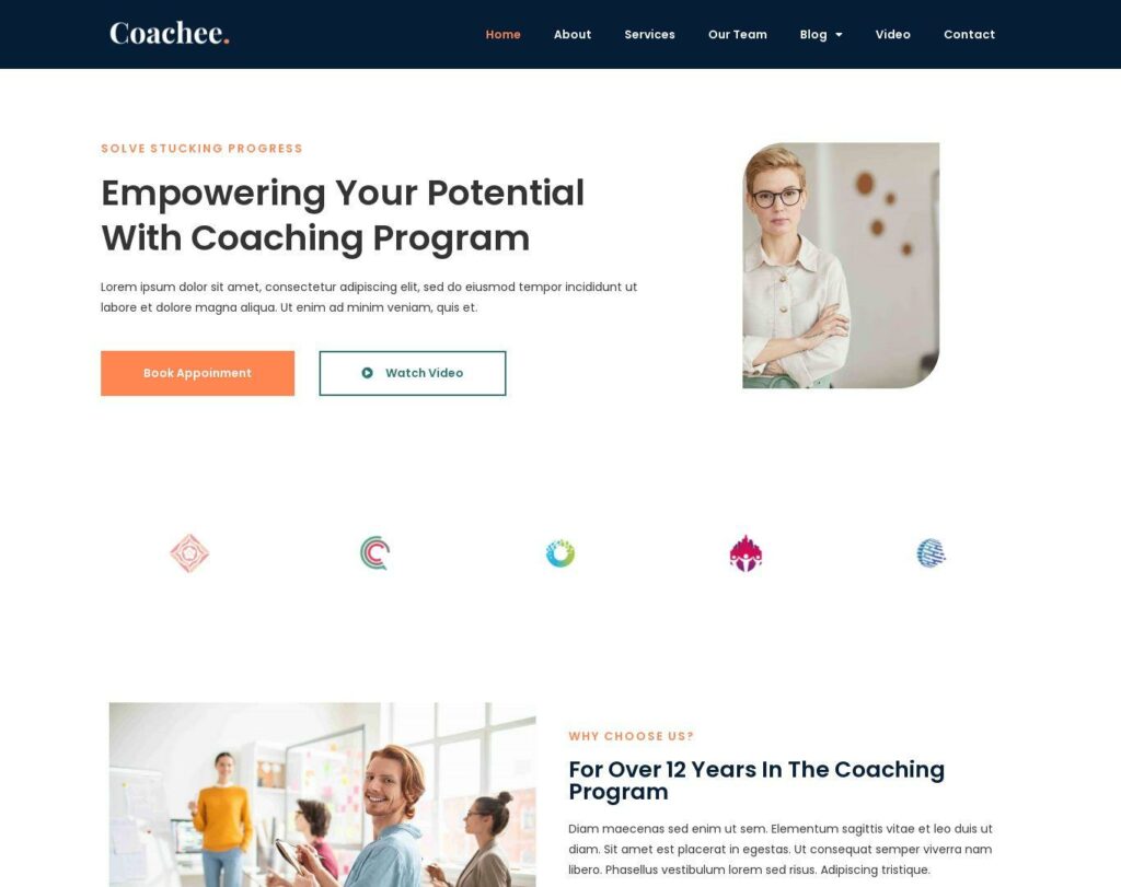 Site prezentare coachee coaching