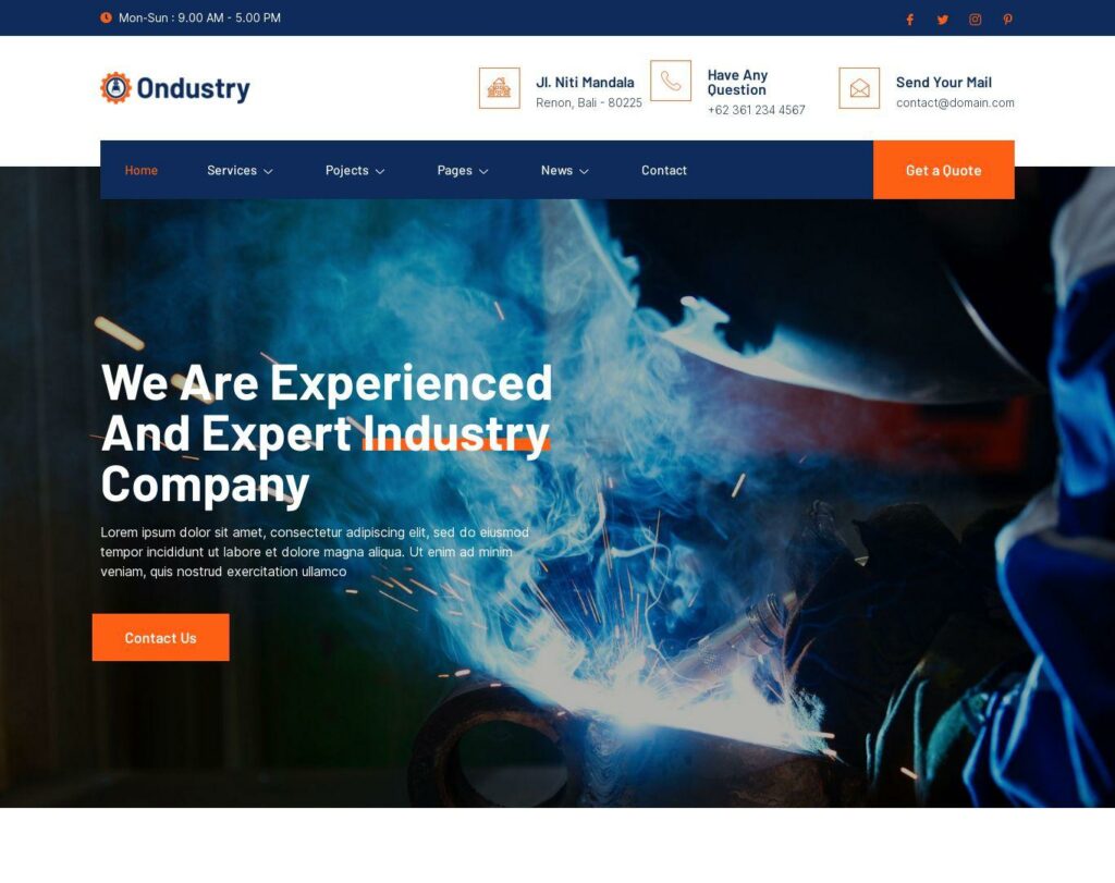 Site prezentare ondustry industry