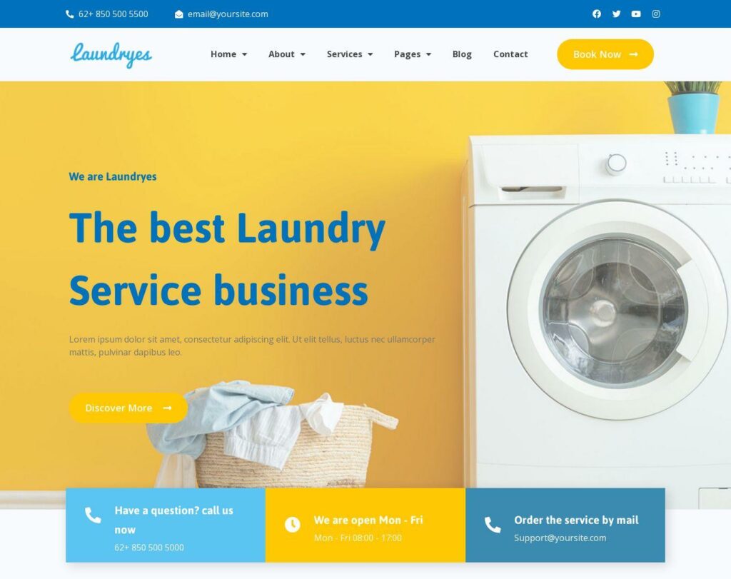 Site prezentare laundryes laundry