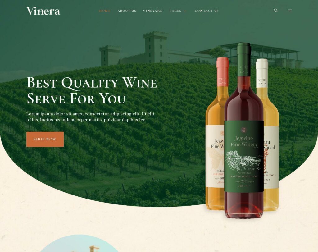 Site prezentare vinera wine