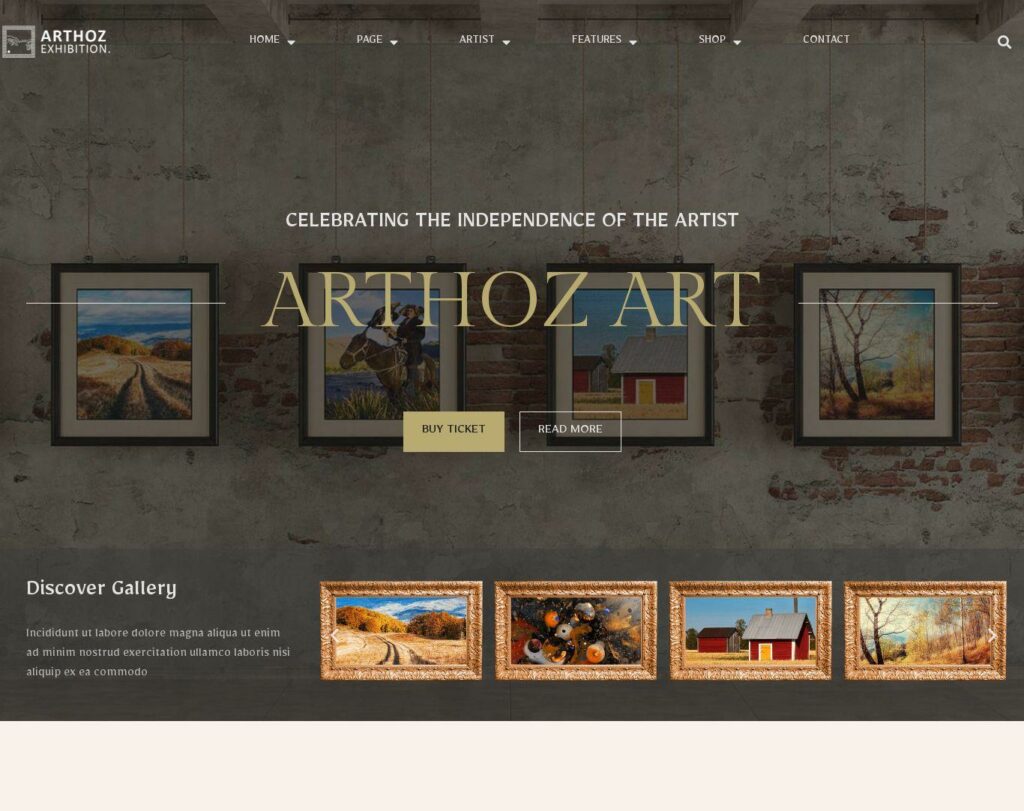 Site prezentare arthoz art