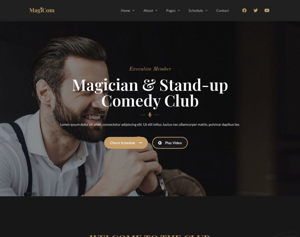 Site prezentare magicom magician