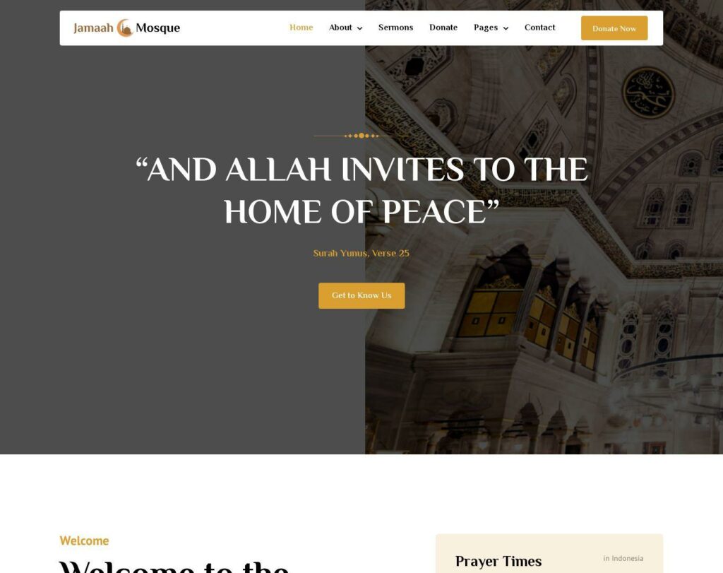 Site prezentare jamaah mosque