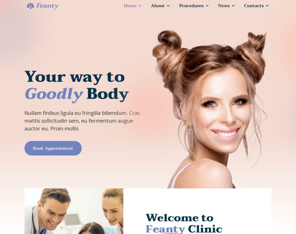 Site prezentare feanty beauty