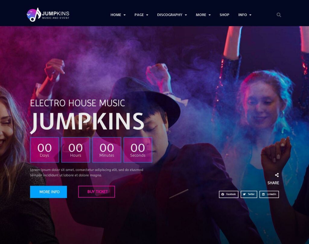 Site prezentare jumpkins music