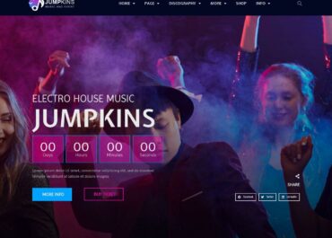 Site prezentare jumpkins music