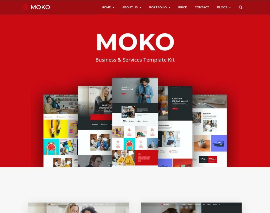 Site prezentare moko business