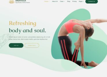 Site prezentare anayoga yoga