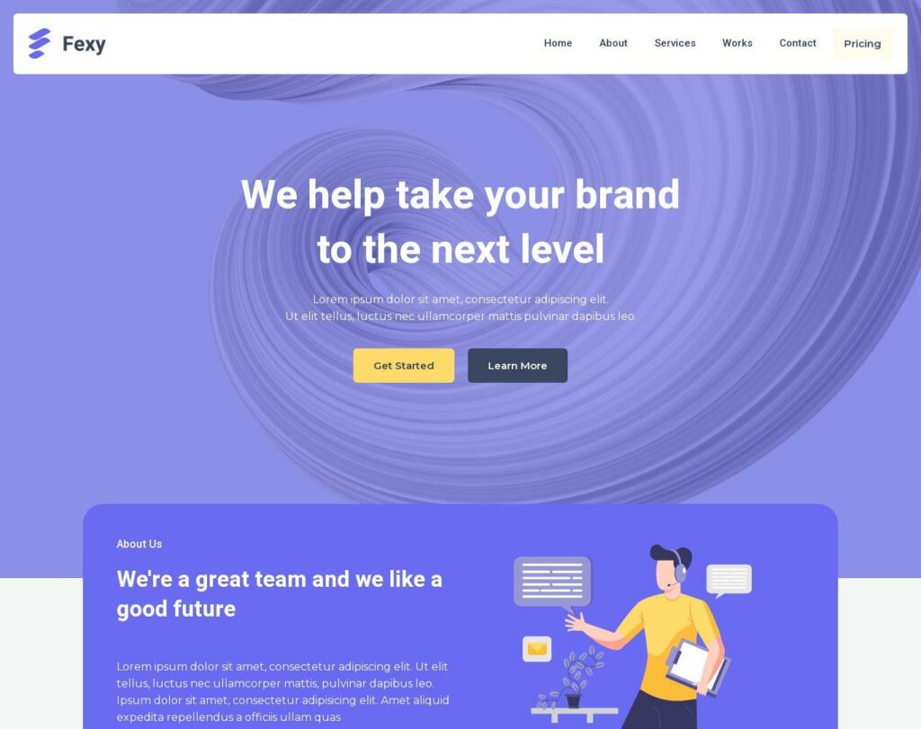 Site prezentare fexy agency