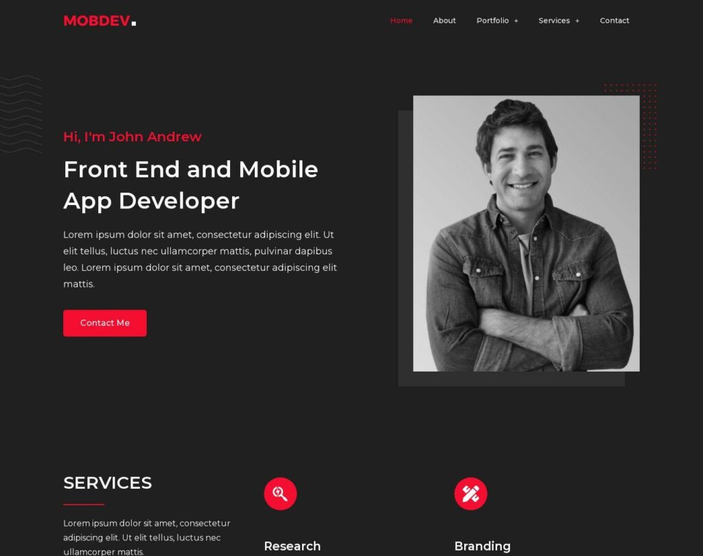 Site prezentare mobdev creative