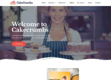 Site prezentare cakecrumbs bakery