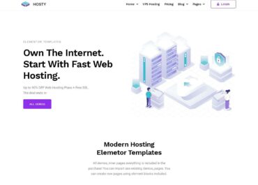 Site prezentare hosty hosting
