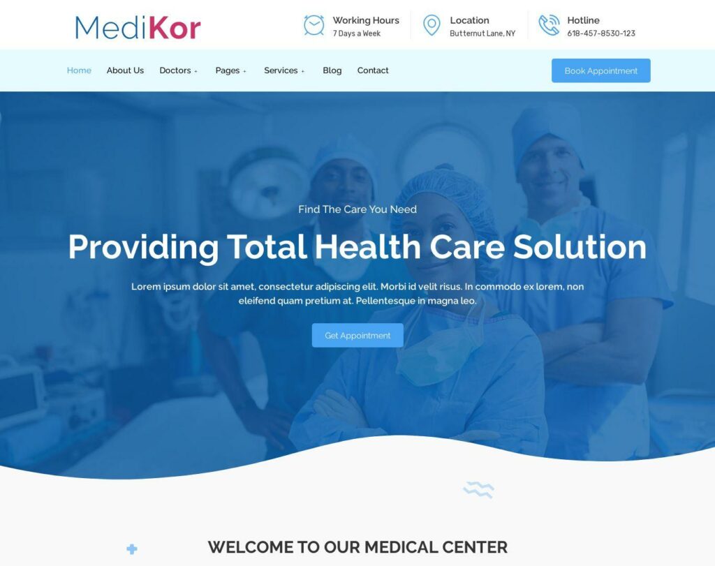 Site prezentare medikor medical