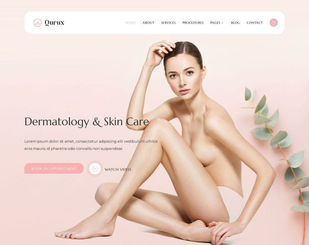 Site prezentare qurux dermatology