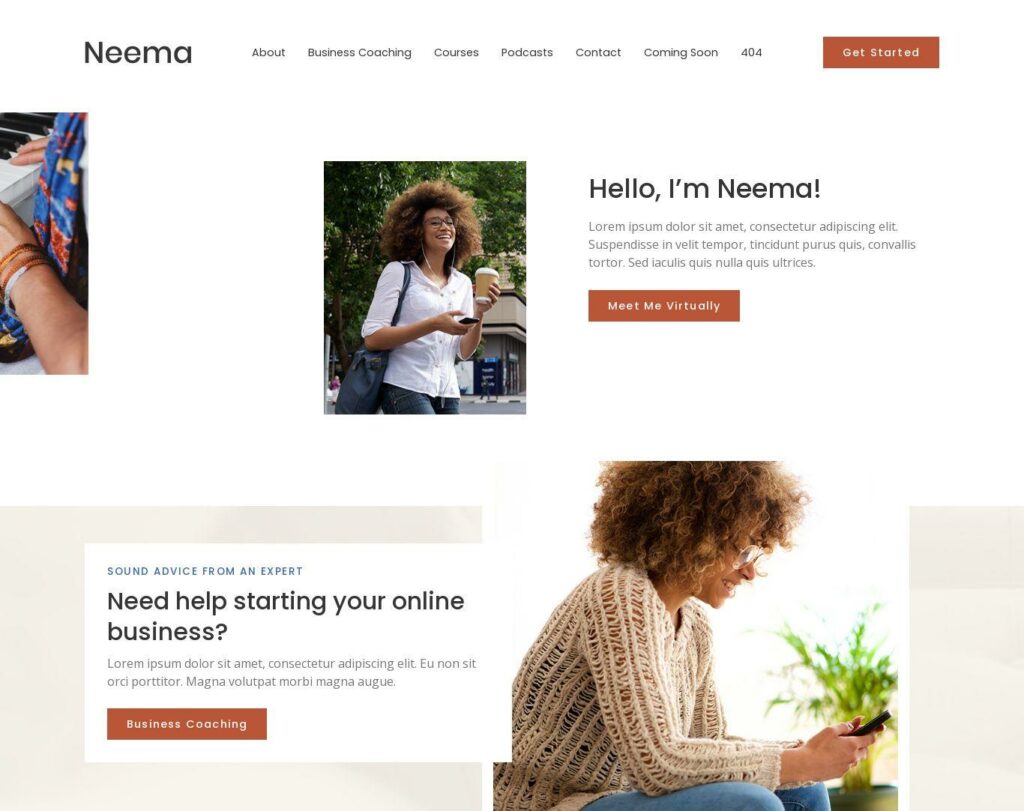 Site prezentare neema business