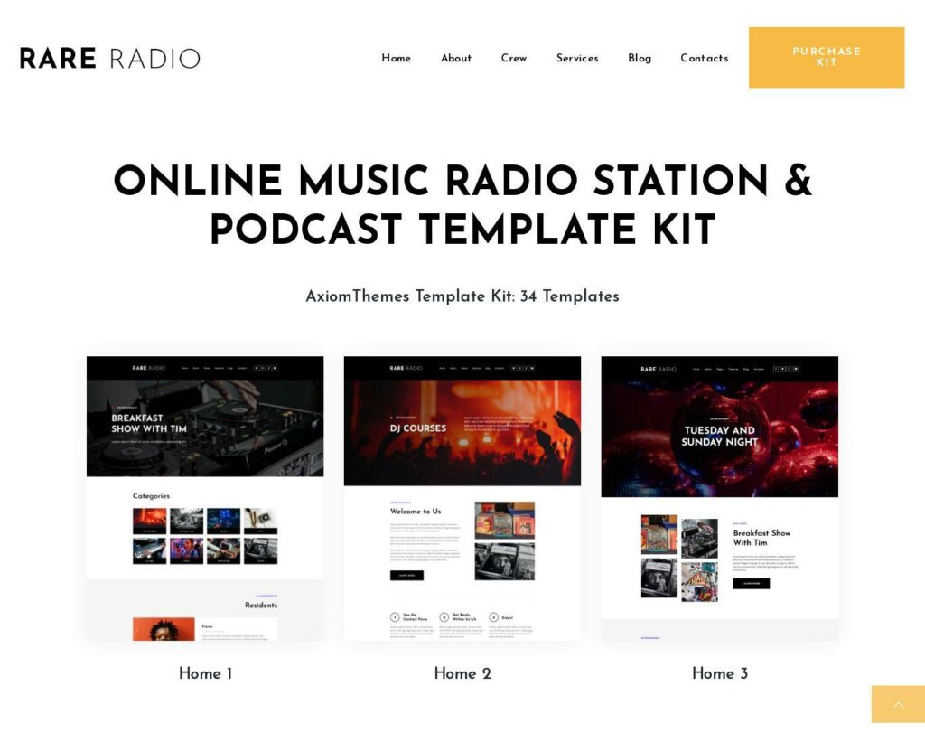 Site prezentare rareradio music