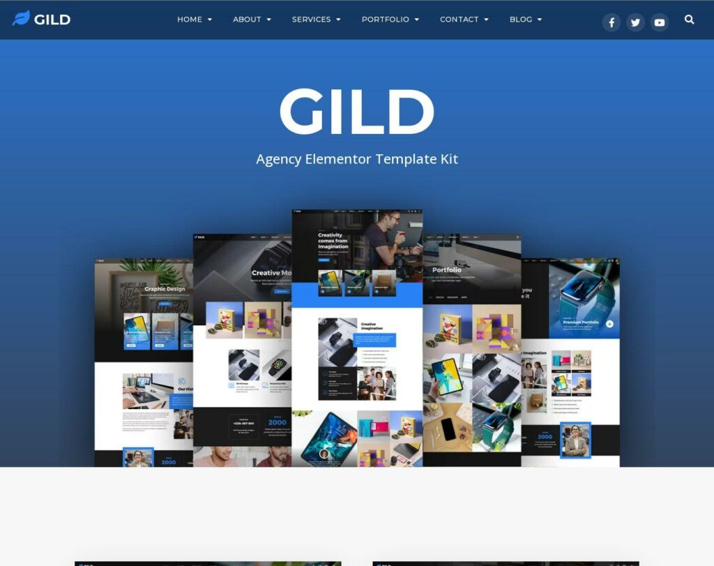 Site prezentare gild agency