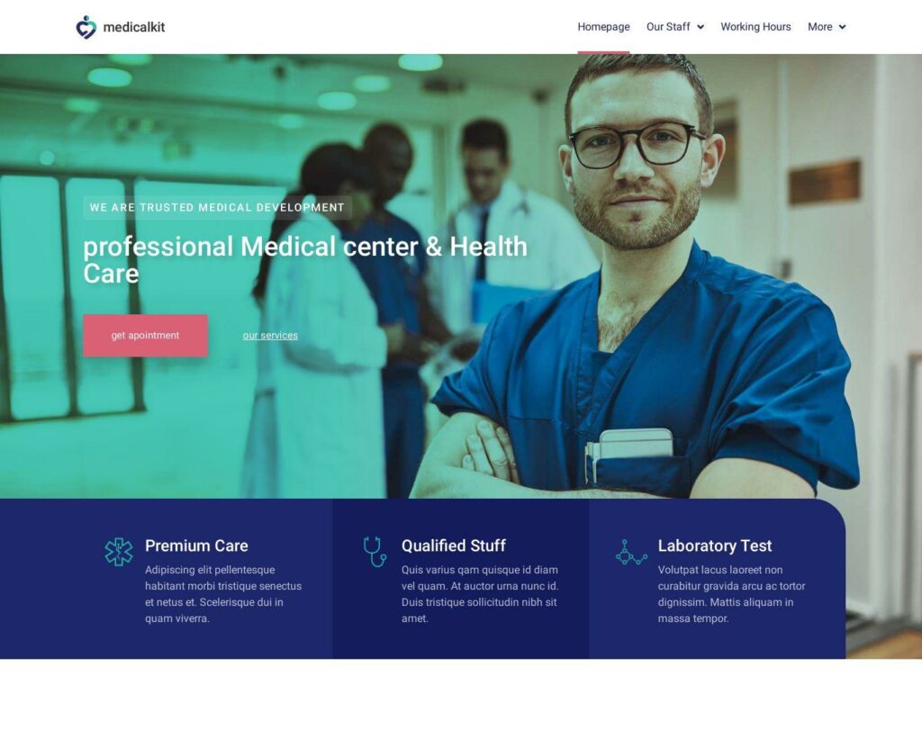 Site prezentare medicale medical