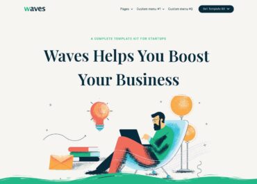 Site prezentare waves startup