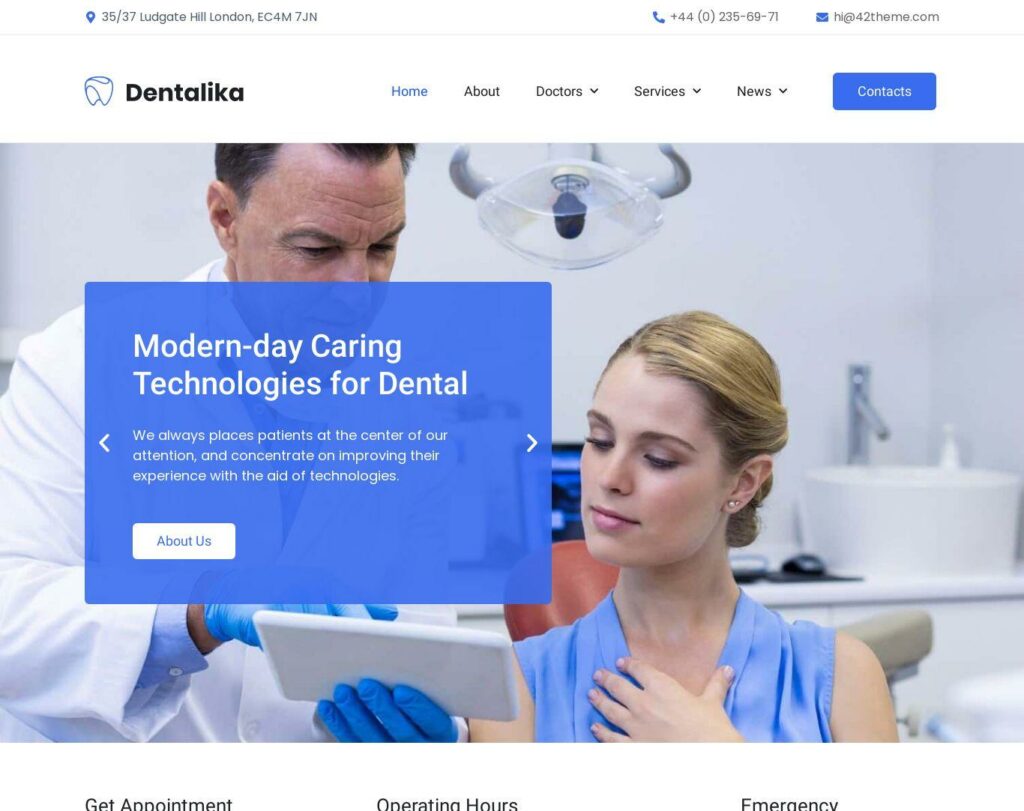 Site prezentare dentalika dental