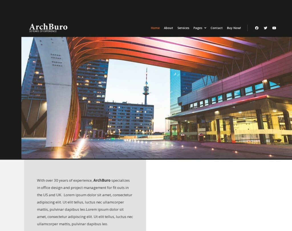 Site prezentare archburo architecture