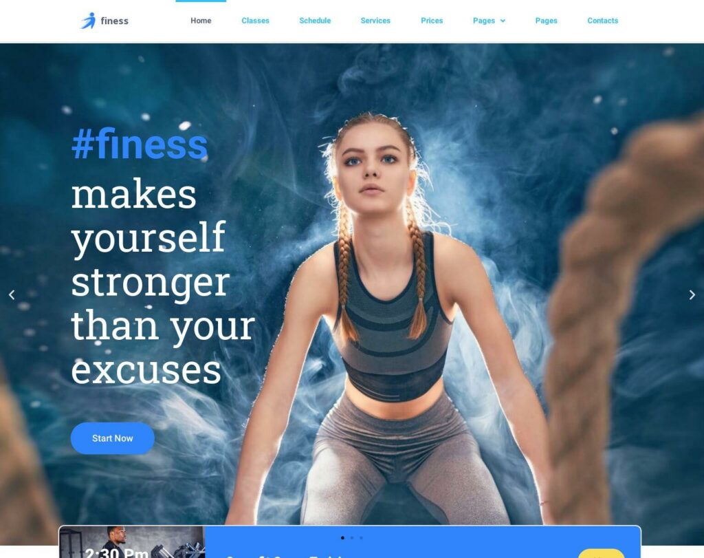 Site prezentare finess fitness