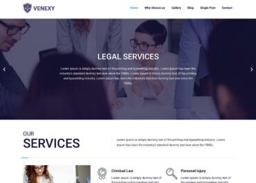 Site prezentare venexy lawyer