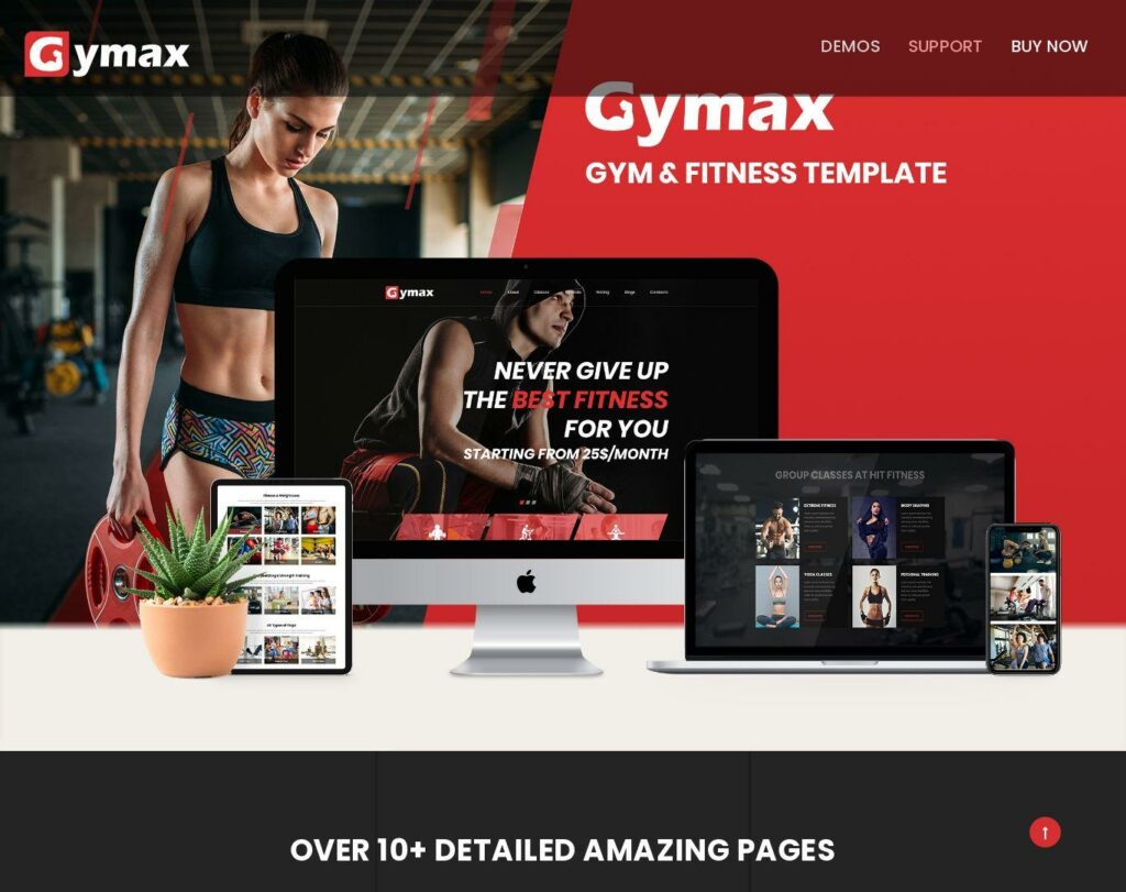 Site prezentare gymax gym