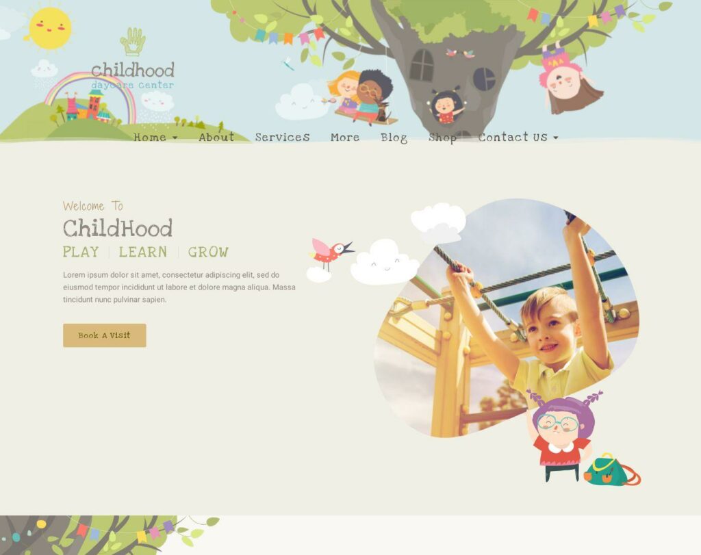 Site prezentare childhood kids