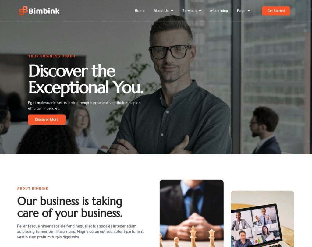 Site prezentare bimbink business