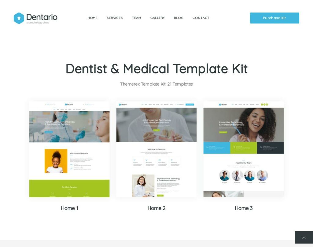 Site prezentare dentario dentist