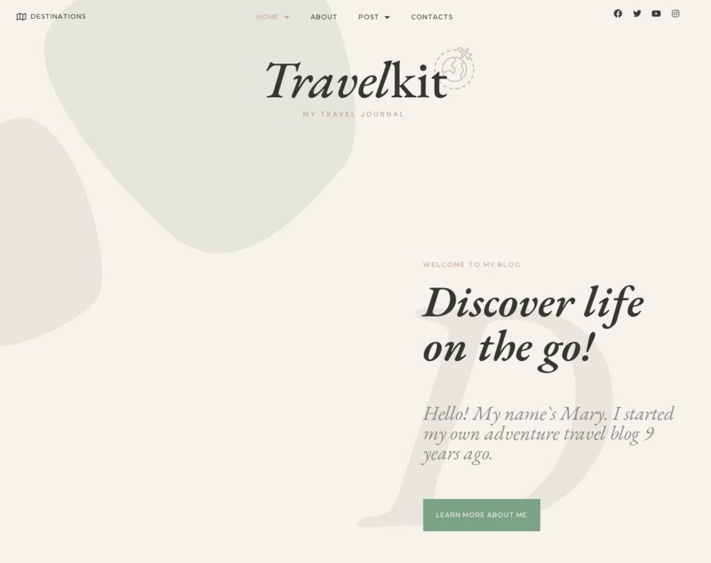 Site prezentare travelkit journal