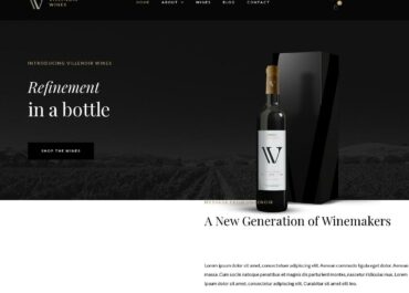 Site prezentare villenoir wine